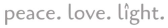 Peace Love Light Affiliate Program