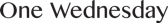 One Wednesday Affiliate Program
